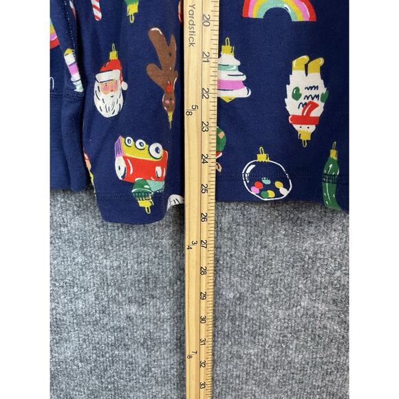 Hanna Anderson Top Women's XXL Blue Long Sleeve 100% Organic Cotton Christmas - Picture 6 of 11